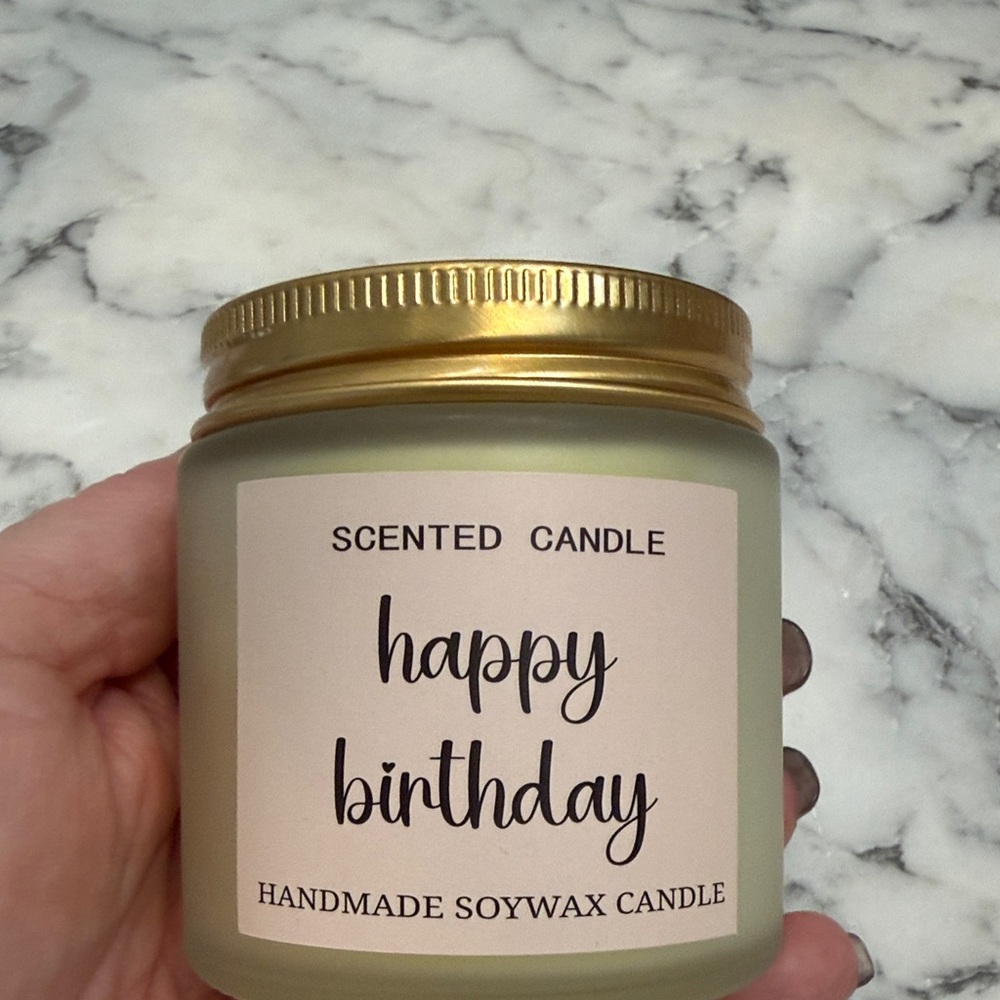 Happy Birthday Scented Soywax Candle